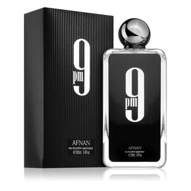 9pm by Afnan is a Amber Vanilla fragrance for men. This is a new fragrance. 9pm was launched in 2020. Top notes are Apple, Cinnamon, Wild Lavender and Bergamot; middle notes are Orange Blossom and Lily-of-the-Valley; base notes are Vanilla, Tonka Bean, Amber and Patchouli.